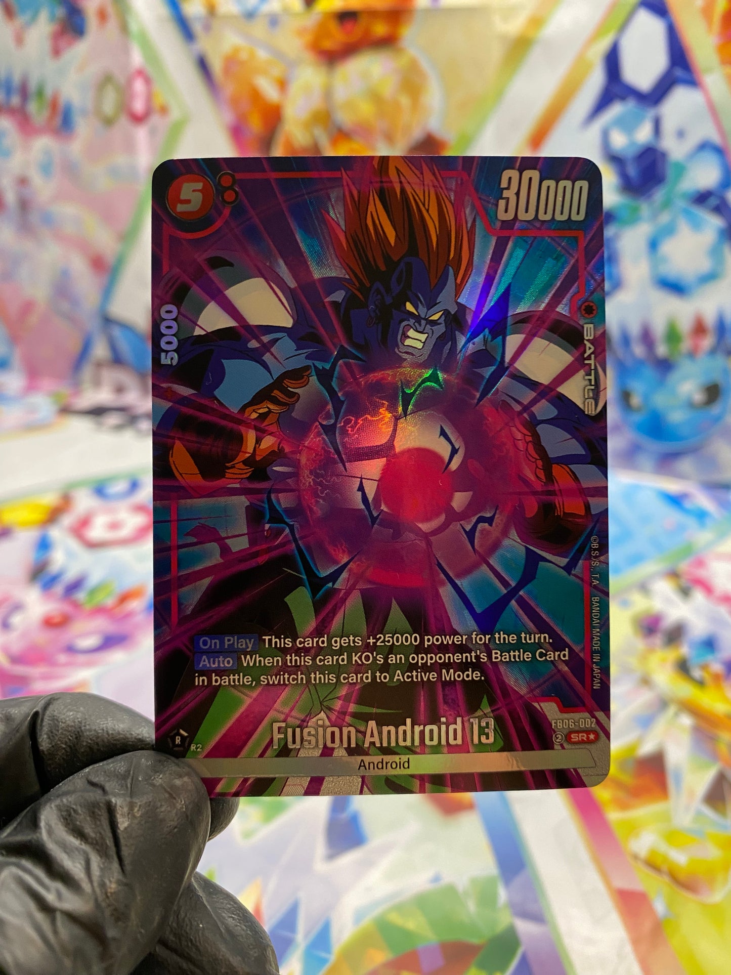 Dragon Ball Fusion Android 13 SR★ (FB06-002) - NM/M