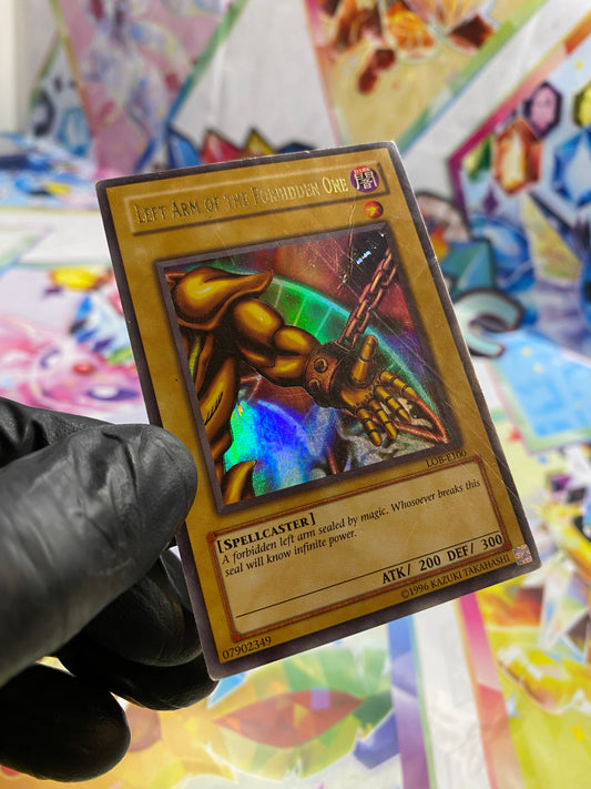 Yu-Gi-Oh! Left Arm Of The Forbidden One (LOB-E100) - GOOD