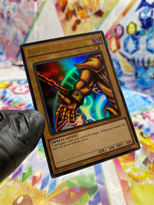 Yu-Gi-Oh! Right Arm Of The Forbidden One (YGLD-ENA20) 1st Edition - GOOD