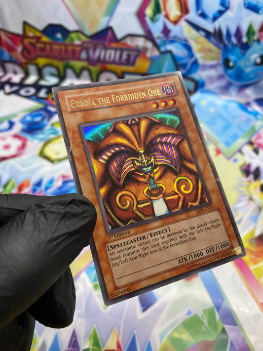 Yu-Gi-Oh! Exodia The Forbidden One (LOB-E101) 1st Edition - GOOD