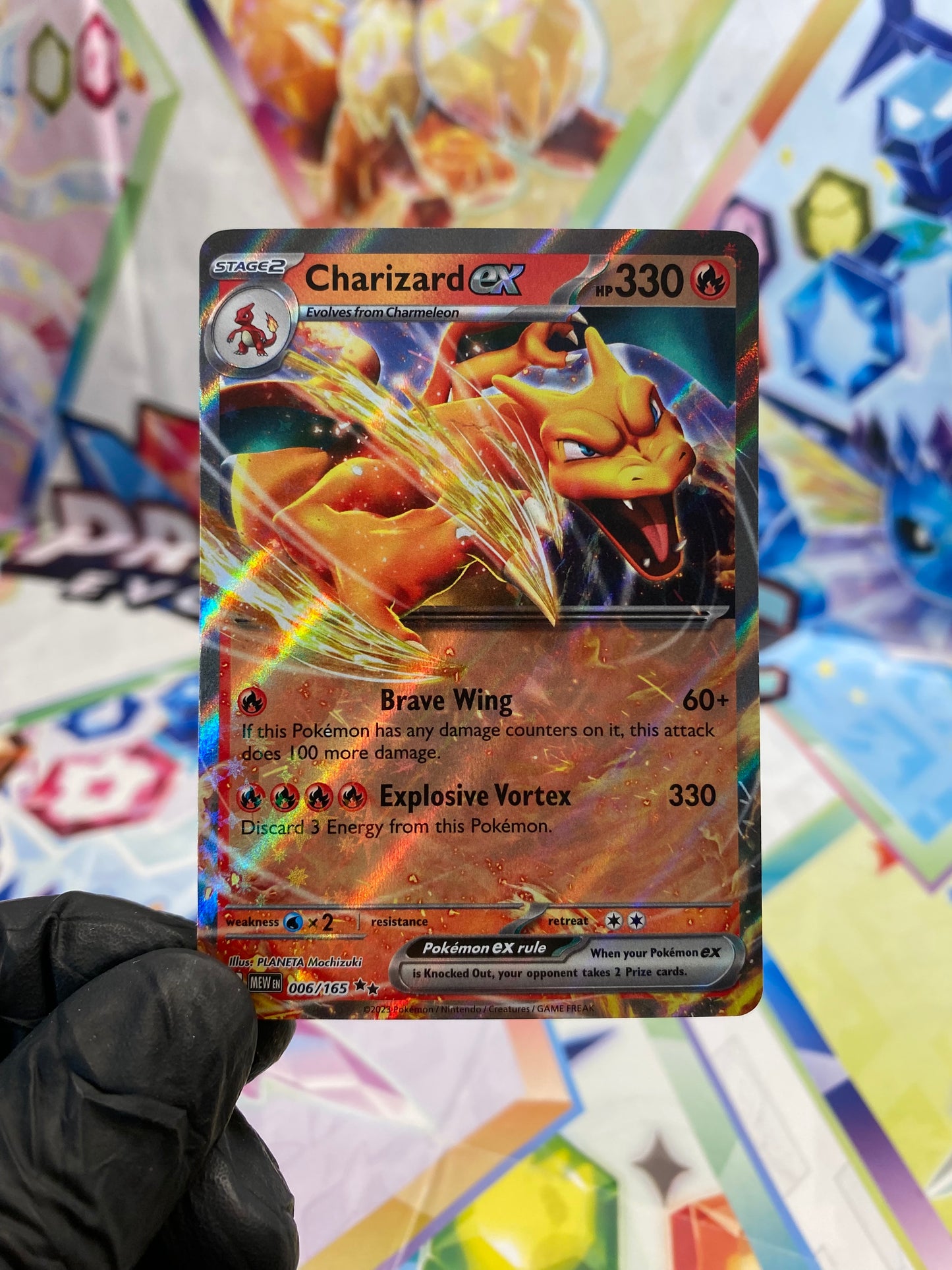Pokémon Charizard Ex #006 (151) - NM/M