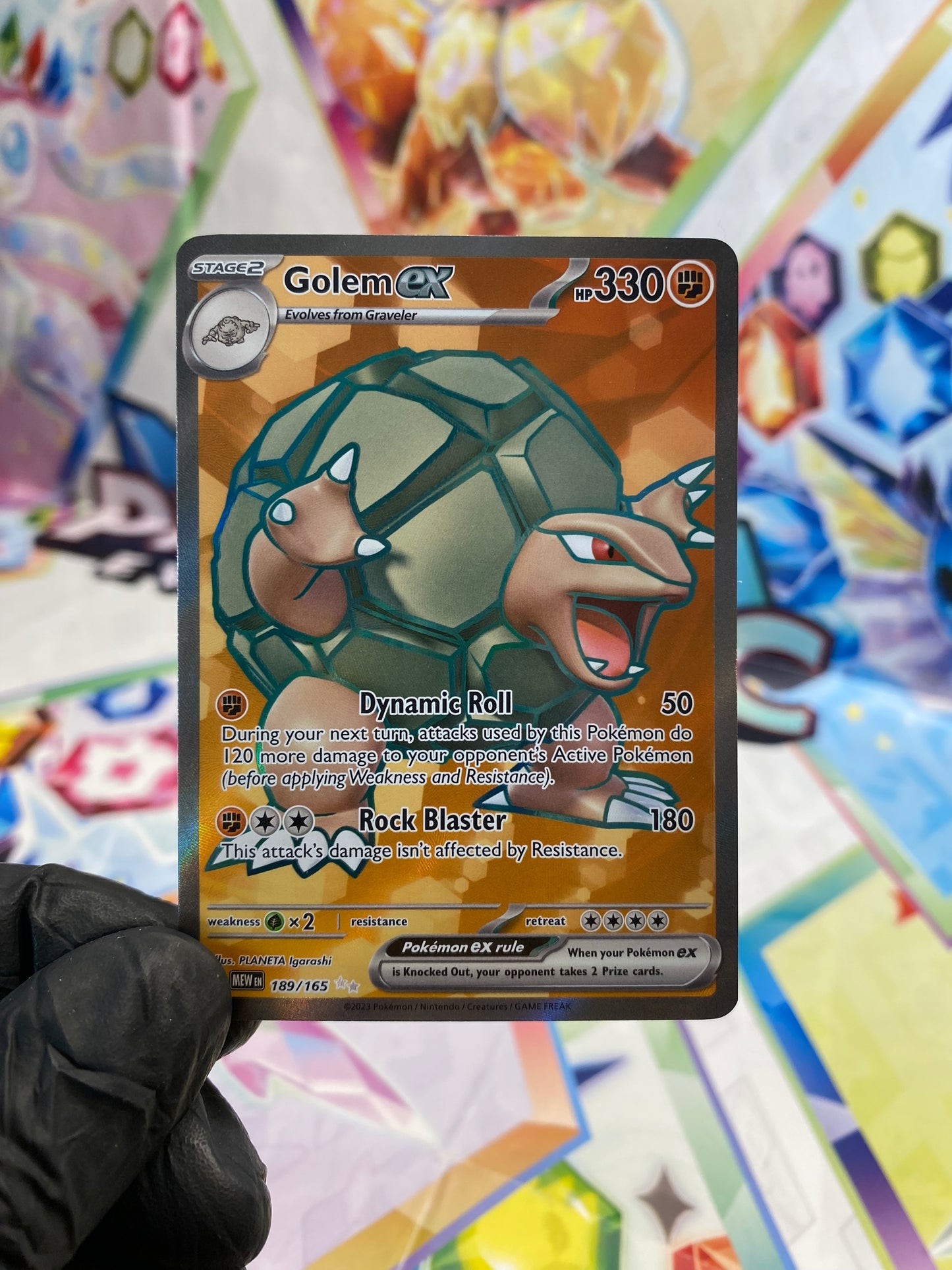 Pokémon Golem Ex #189 (151) - NM/M