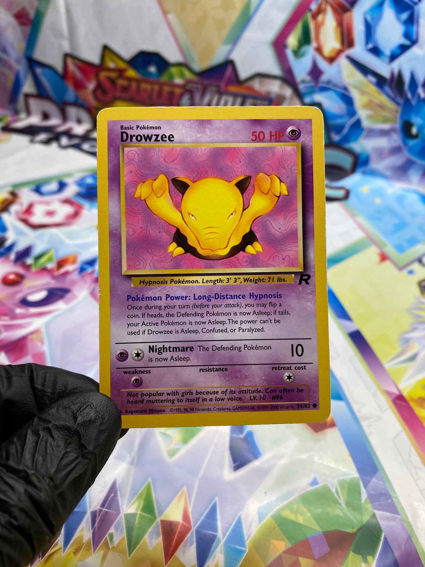 Pokémon Drowzee #54 (Team Rocket) - EXC 