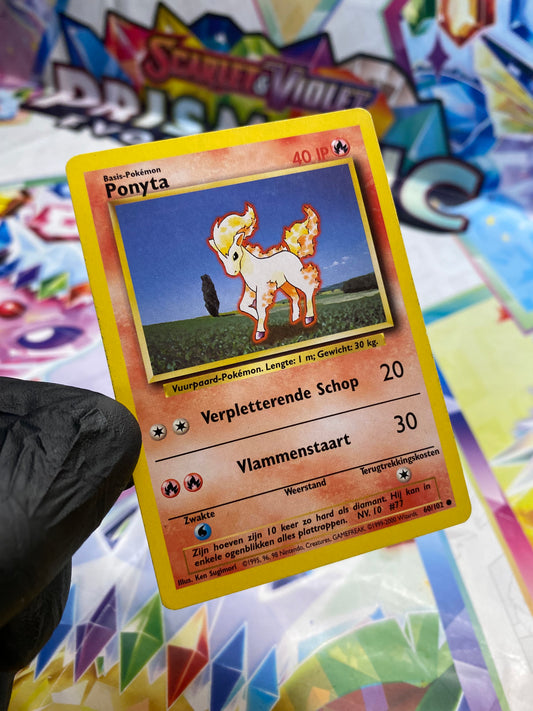 Pokémon Ponyta #60 (Base Set) Dutch - EXC