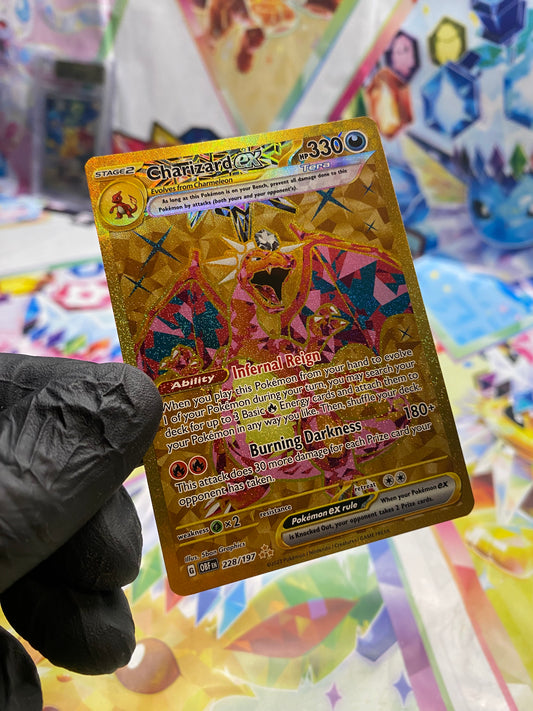 Pokémon Charizard Ex #228 (OBF) - NM