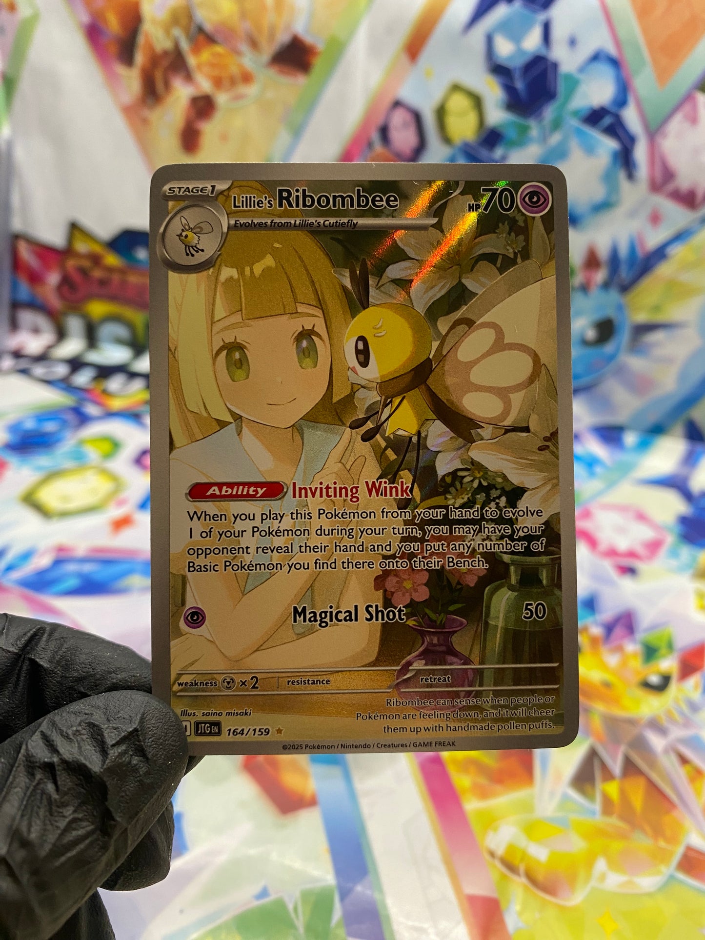 Pokémon Lillie's Ribombee #164 (JTG) - NM/M
