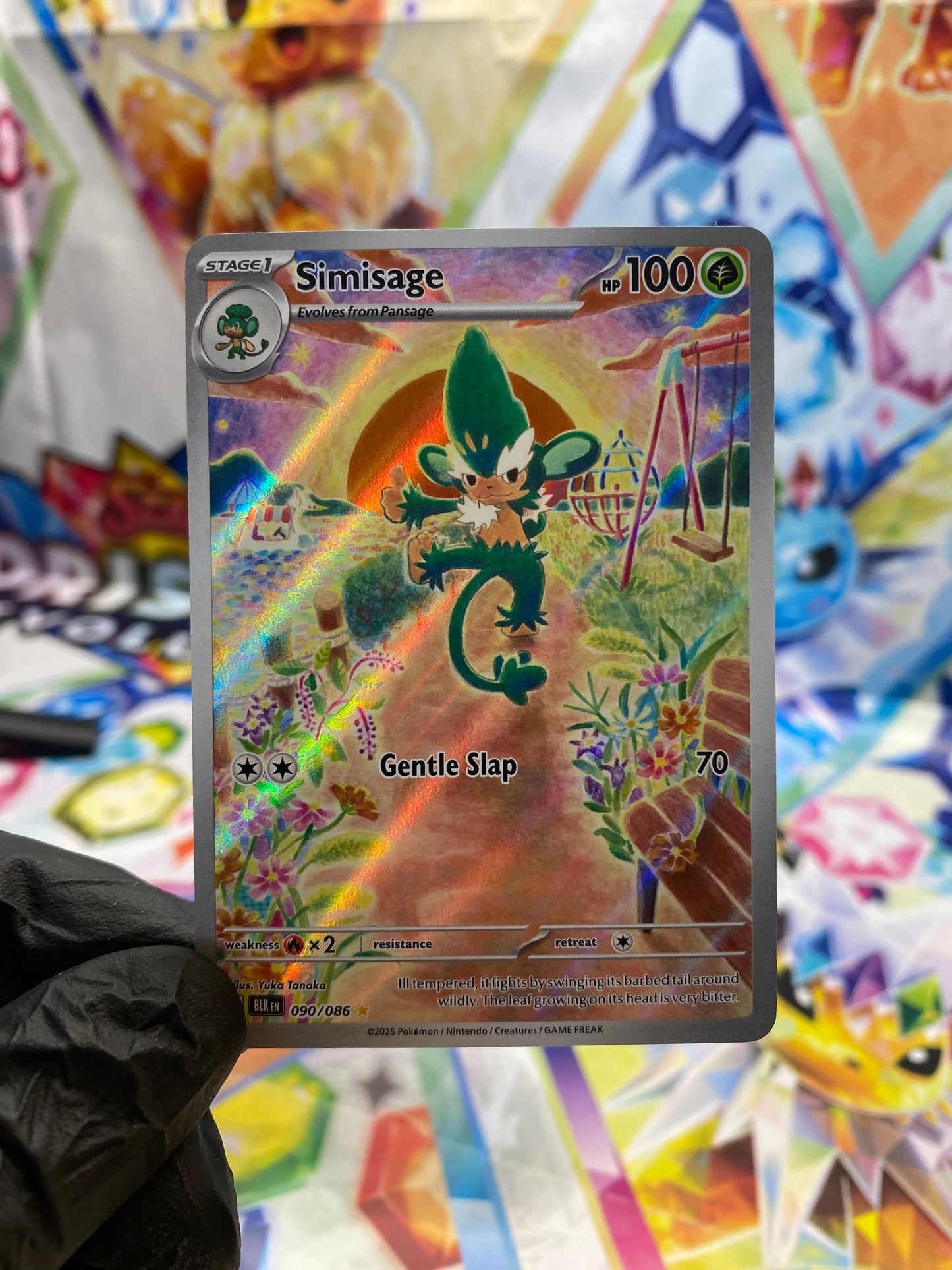 Pokémon Simisage #090 (BLK) - NM/M