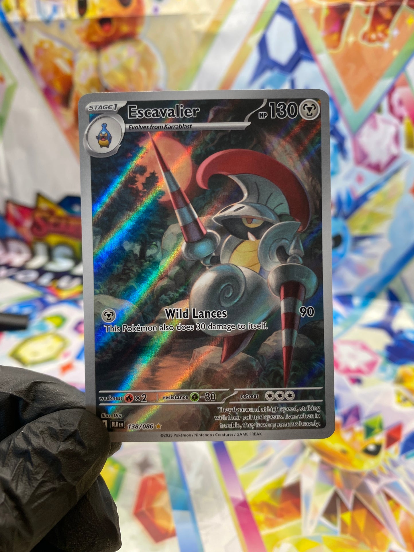 Pokémon Escavalier #138 (BLK) - NM/M