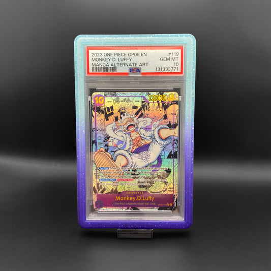 PSA 10 / Monkey.D.Luffy Alternate Art Manga #OP05-119