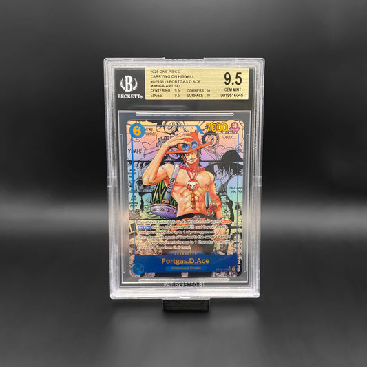 BGS 9.5 / Portgas.D.Ace MANGA ART SEC (OP13-119)