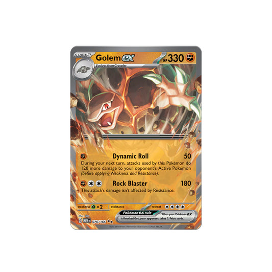 Pokémon Golem Ex #076 (151) - NM/M