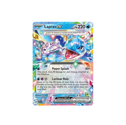 Pokémon Lapras Ex #032 (SCR) - NM/M