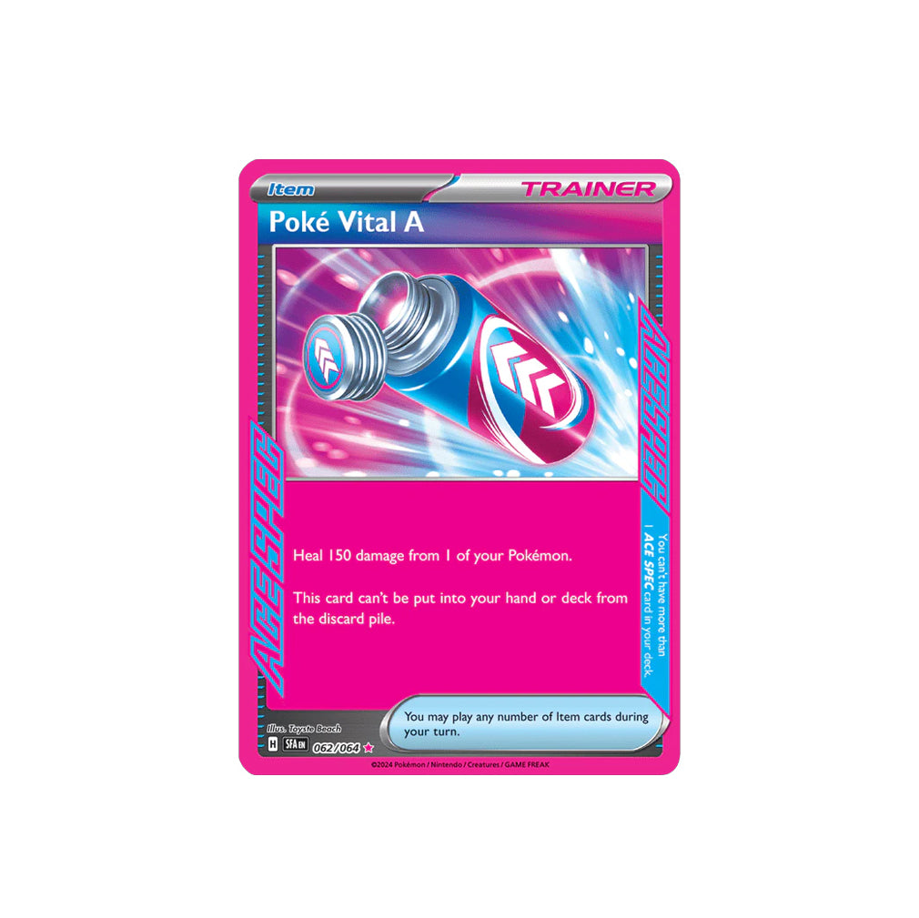 Pokémon Poké Vital A #062 (SFA) - NM/M