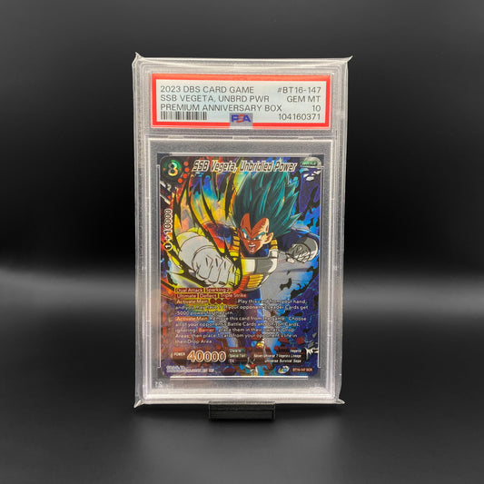 PSA 10 / SSB Vegeta, Unbridled Power #BT16-147 SCR