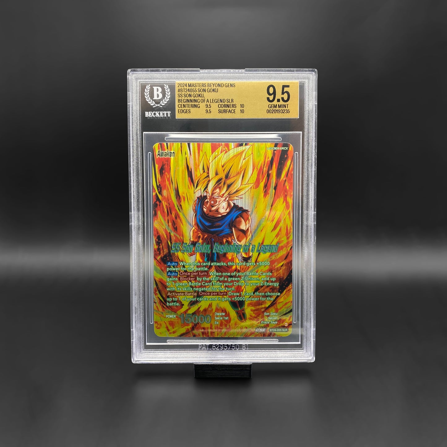 BGS 9.5 / SS Son Goku, Beginning of a Legend SLR (BT24-055)