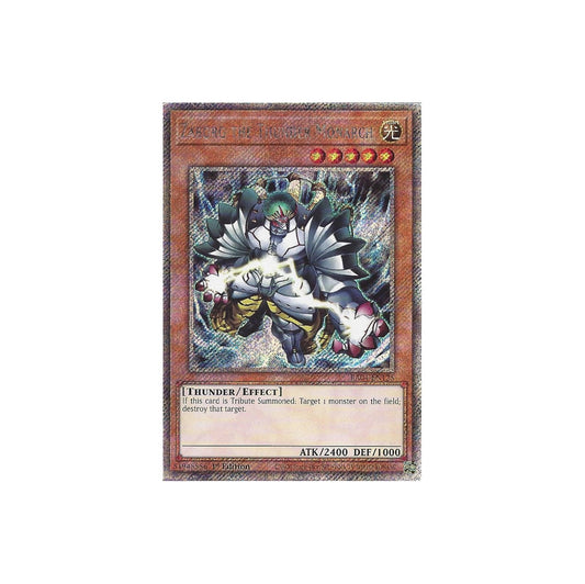 Yu-Gi-Oh! Zaborg The Thunder Monarch (RA04-EN125) Platinum Secret Rare - NM/M
