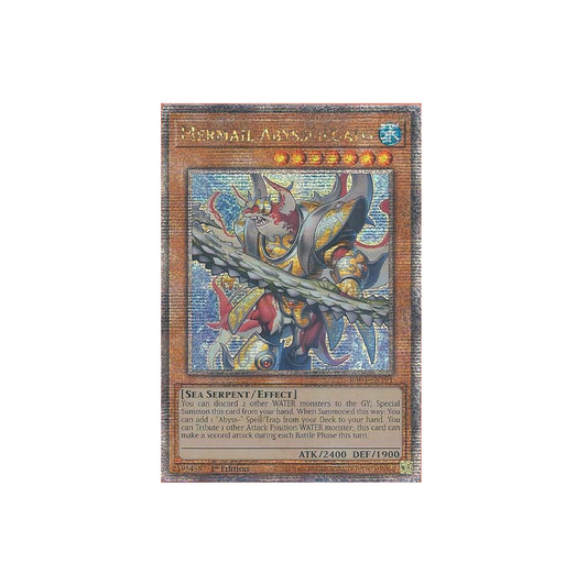 Yu-Gi-Oh! Mermail Abyssmegalo (RA04-EN191) Platinum Secret Rare - NM/M