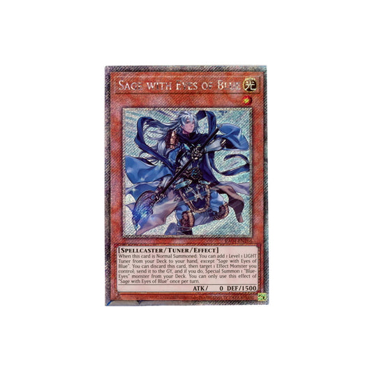Yu-Gi-Oh! Sage With Eyes Of Blue (RA04-EN266) Platinum Secret Rare - NM/M
