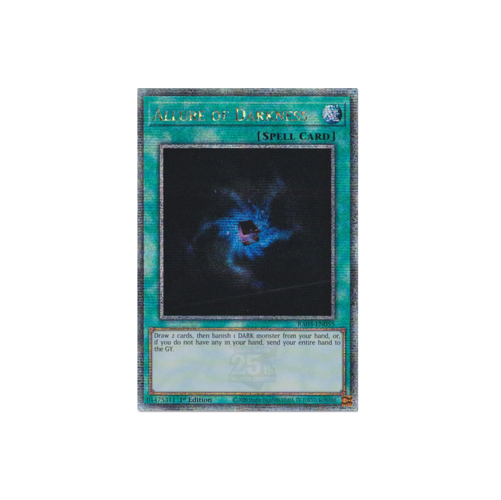 Yu-Gi-Oh! Allure Of Darkness (RA03-EN055) Quarter Century Secret Rare - NM/M