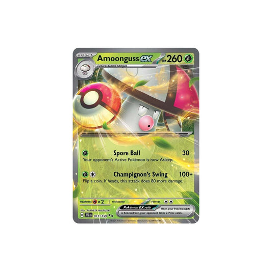 Pokémon Amoonguss Ex #011 (JTG) - NM/M