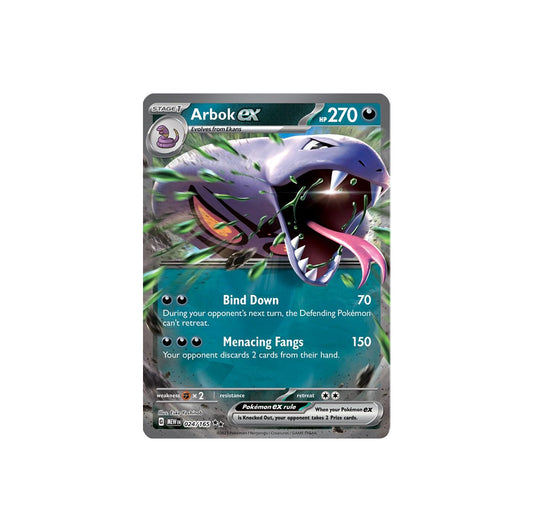 Pokémon Arbok Ex #024 (151) - NM