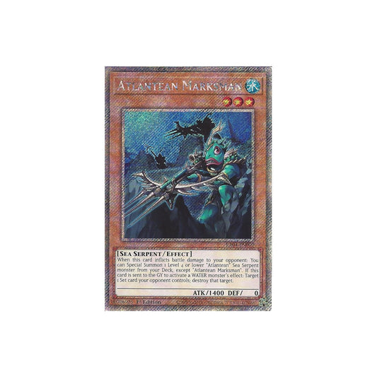 Yu-Gi-Oh! Atlantean Marksman (RA04-EN009) Platinum Secret Rare - NM/M