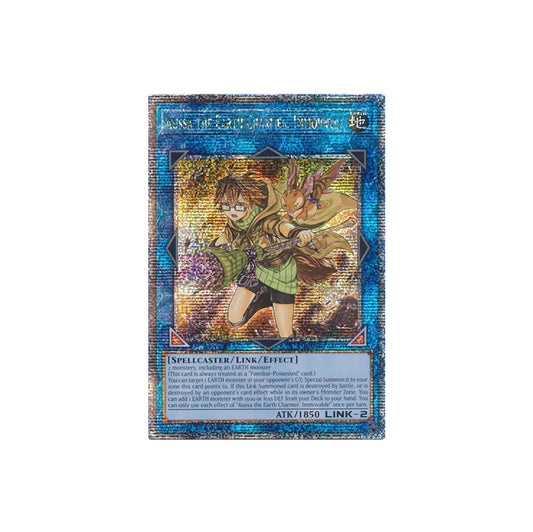 Yu-Gi-Oh! Aussa The Earth Charmer, Immovable (RA04-EN078) Quarter Century Secret Rare - NM/M