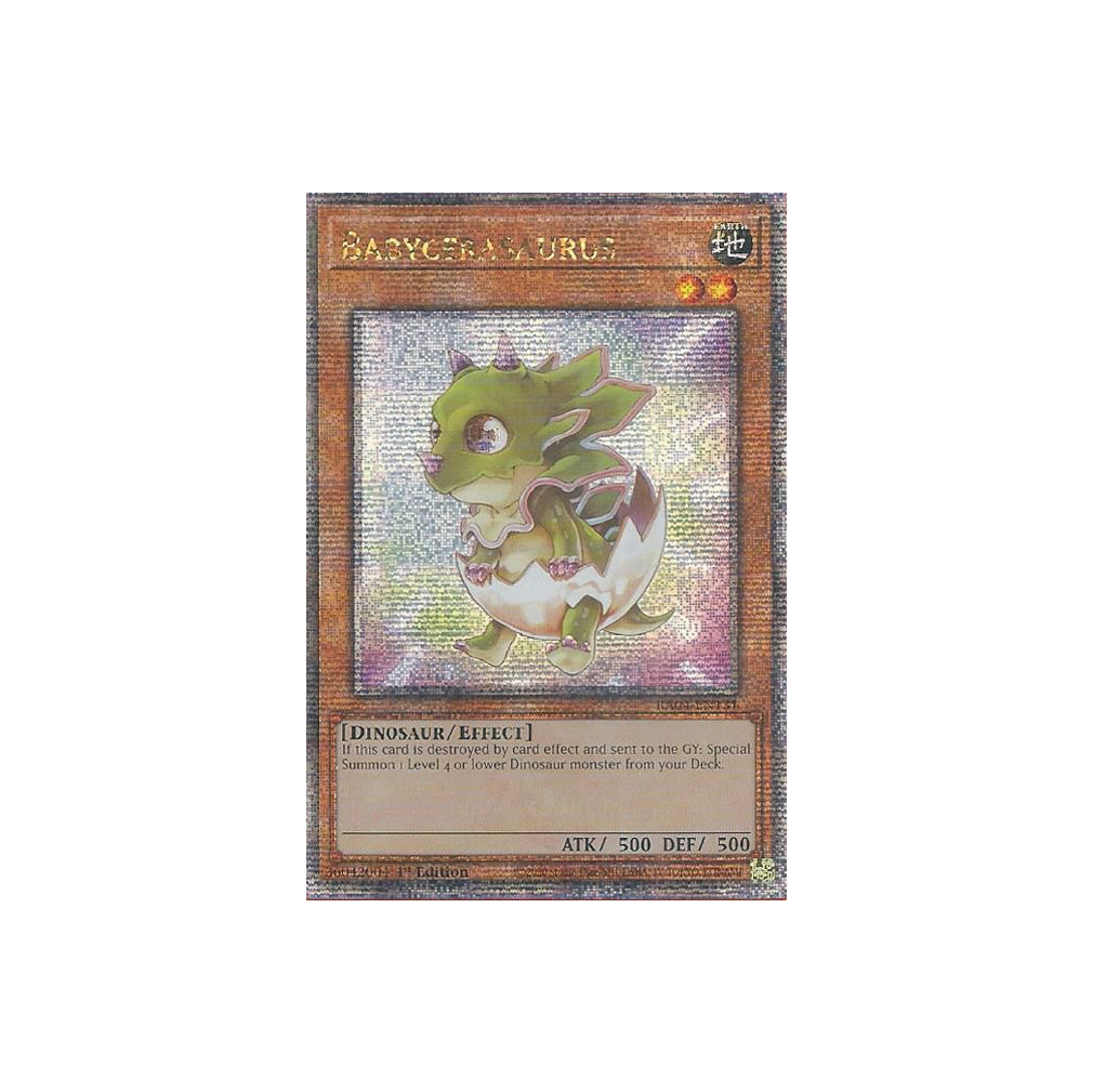 Yu-Gi-Oh! Babycerasaurus (RA04-EN131) Platinum Secret Rare - NM/M