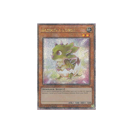 Yu-Gi-Oh! Babycerasaurus (RA04-EN131) Platinum Secret Rare - NM/M