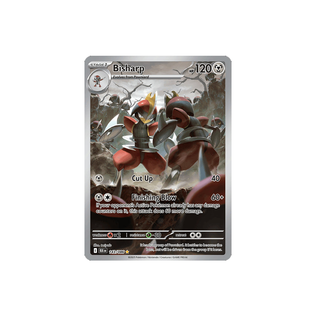 Pokémon Bisharp #143 (BLK) - NM/M
