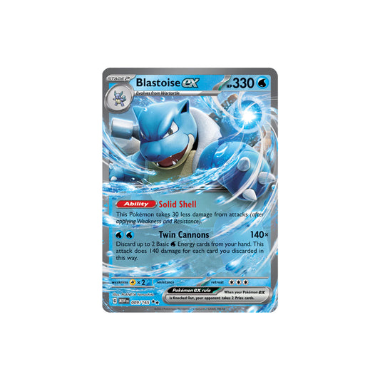 Pokémon Blastoise Ex #009 (151) - NM/M