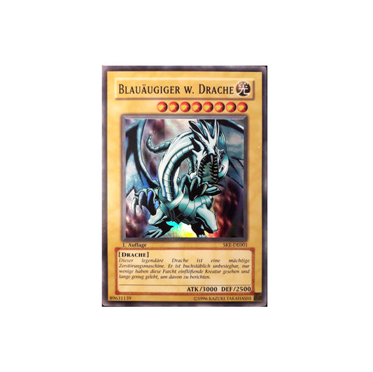 Yu-Gi-Oh! Blauäugiger W. Drache (SKE-DE001) 1st Auflage - GOOD
