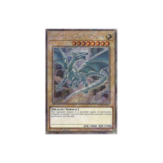 Yu-Gi-Oh! Blue-Eyes White Dragon (RA04-EN108) Platinum Secret Rare - NM/M