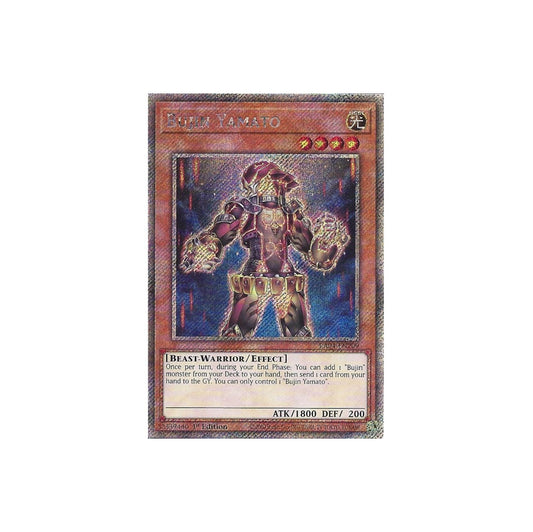 Yu-Gi-Oh! Bujin Yamato (RA04-EN209) Platinum Secret Rare - NM/M