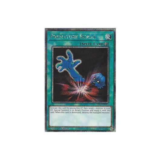 Yu-Gi-Oh! Premature Burial (RA03-EN103) Platinum Secret Rare - NM/M