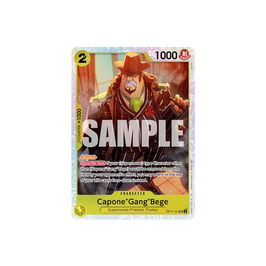 One Piece Capone"Gang"bege SR (OP11-101) - NM/M