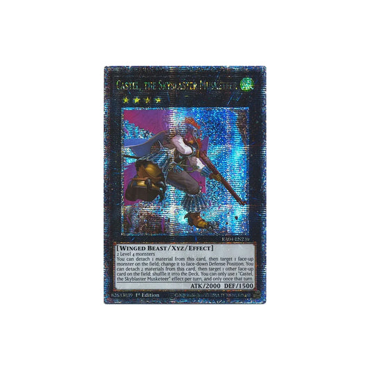 Yu-Gi-Oh! Castel, The Skyblaster Musketeer (RA04-EN230) Platinum Secret Rare - NM/M