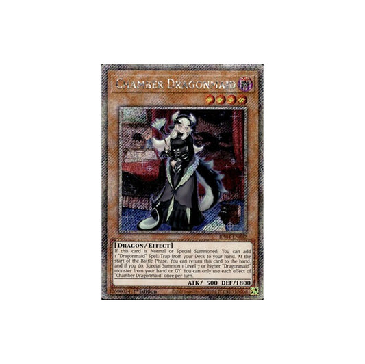 Yu-Gi-Oh! Chamber Dragonmaid (RA04-EN032) Platinum Secret Rare - NM/M