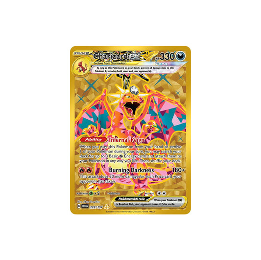 Pokémon Charizard Ex #228 (OBF) - NM