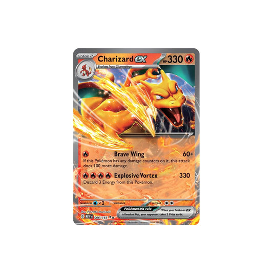 Pokémon Charizard Ex #006 (151) - NM/M