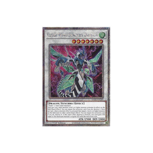 Yu-Gi-Oh! Clear Wing Synchro Dragon (RA04-EN249) Platinum Secret Rare - NM/M