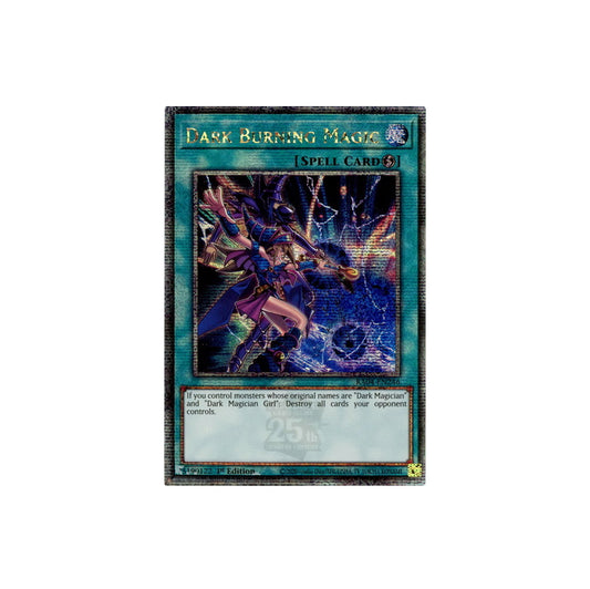 Yu-Gi-Oh! Dark Burning Magic (RA04-EN246) Quarter Century Secret Rare - NM/M
