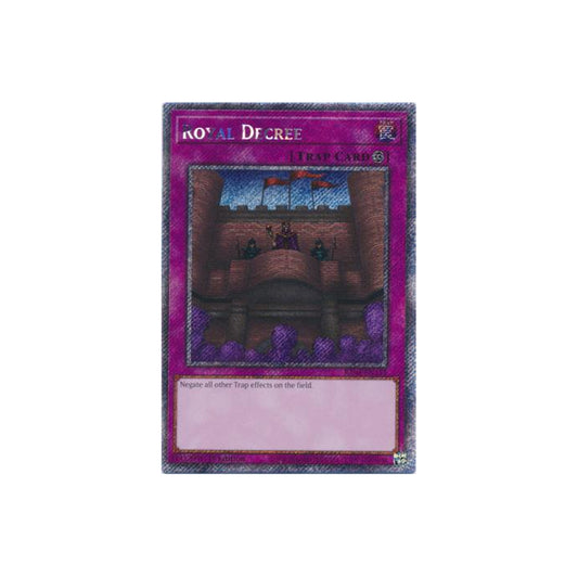 Yu-Gi-Oh! Royal Decree (RA04-EN113) Platinum Secret Rare - NM/M