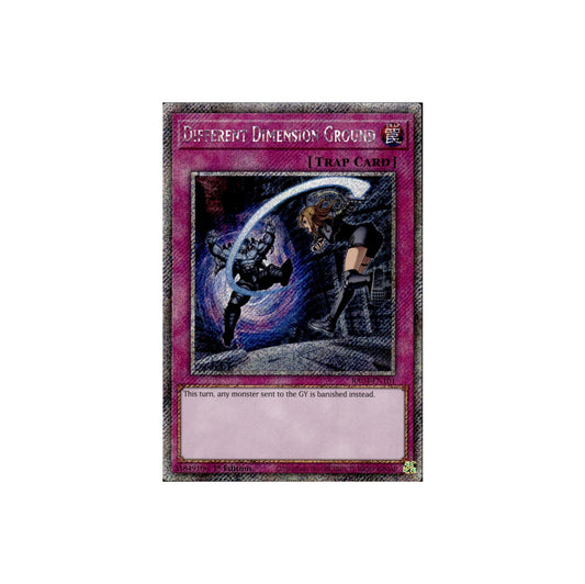 Yu-Gi-Oh! Different Dimension Ground (RA04-EN101) Platinum Secret Rare - NM/M