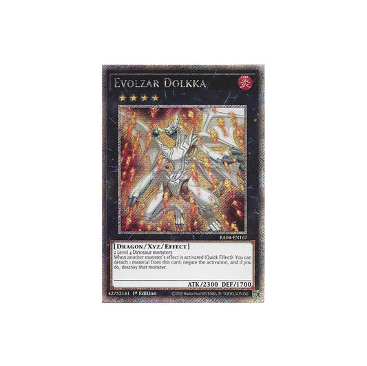 Yu-Gi-Oh! Evolzar Dolkka (RA04-EN167) Platinum Secret Rare - NM/M