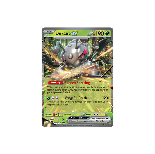 Pokémon Durant Ex #004 (SSP) - NM/M