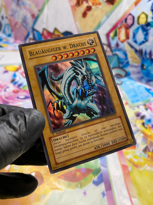 Yu-Gi-Oh! Blauäugiger W. Drache (SKE-DE001) 1st Auflage - GOOD