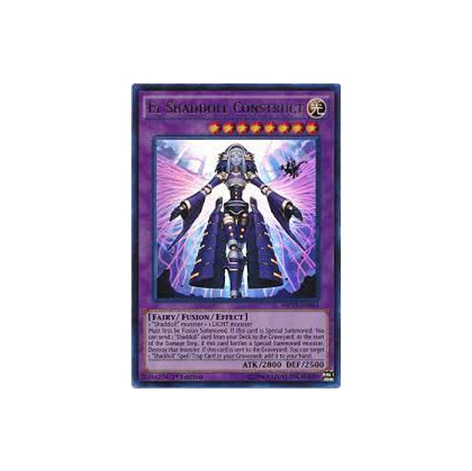 Yu-Gi-Oh! El Shaddoll Construct (RA04-EN229) Platinum Secret Rare - NM/M