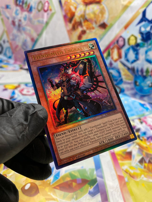 Yu-Gi-Oh! Fiendsmith Engraver (RA04-EN049) Prismatic Ultimate Rare - NM/M
