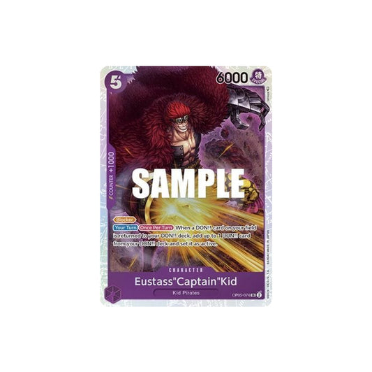 One Piece Eustass"Captain" Kid SR (OP05-074) - NM/M